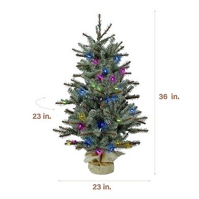 National Tree Company 3-ft. Heritage Pine Artificial Christmas Tree with Burlap Base