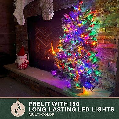 National Tree Company 3-ft. Heritage Pine Artificial Christmas Tree with Burlap Base