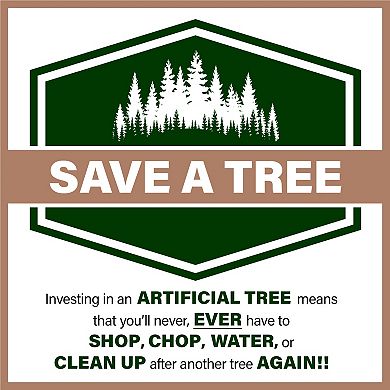 National Tree Company 4-ft. Noble Fir Artificial Christmas Tree with Metallic Urn Base