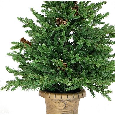 National Tree Company 3-ft. Noble Fir Artificial Christmas Tree with Metallic Urn Base
