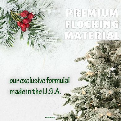 National Tree Company 9-ft. Flocked Mountain Pine Artificial Christmas Tree