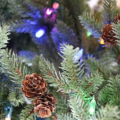 National Tree Company 4-ft. Noble Fir Artificial Christmas Tree with Metallic Urn Base