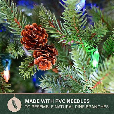 National Tree Company 4-ft. Noble Fir Artificial Christmas Tree with Metallic Urn Base