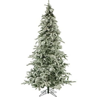 National Tree Company 9-ft. Flocked Mountain Pine Unlit Artificial Christmas Tree