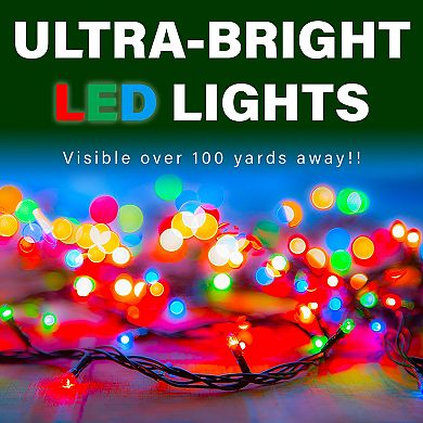 National Tree Company Indoor / Outdoor Large LED Christmas Present Floor Decor