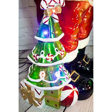 National Tree Company Oversized 4-ft. Santa Claus Holding Naughty & Nice Scroll Indoor / Outdoor Decor