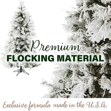 National Tree Company 10-ft. Flocked Snowy Pine Artificial Christmas Tree