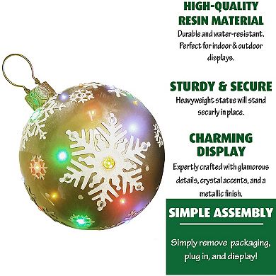 National Tree Company Indoor / Outdoor LED Christmas Ornament Floor Decor