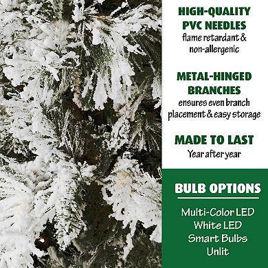 National Tree Company 7.5-ft. Flocked Snowy Pine Artificial Christmas Tree