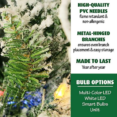 National Tree Company 9-ft. Flocked Snowy Pine Artificial Christmas Tree