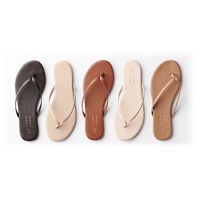 Deals kohls womens flip flops