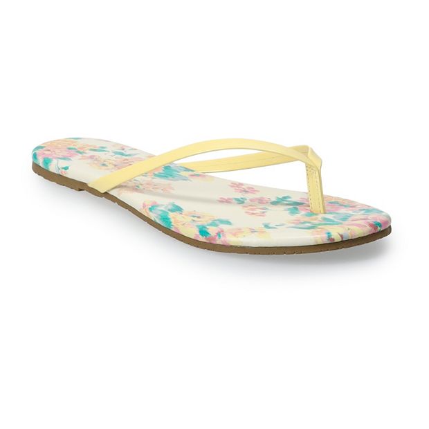 Lc lauren conrad honey online women's thong flip flops