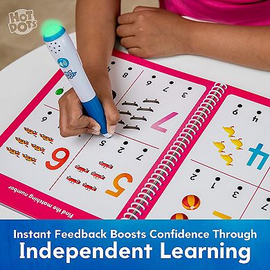 Educational Insights Hot Dots Let's Learn Pre-K Math Interactive Book