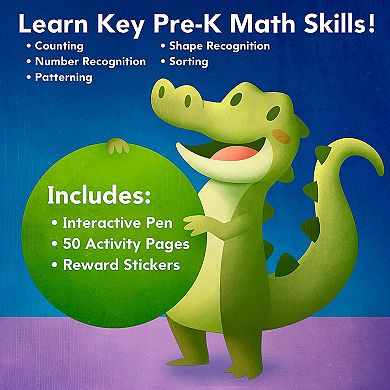 Educational Insights Hot Dots Let's Learn Pre-K Math Interactive Book