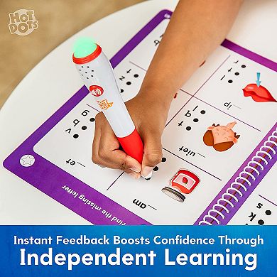 Educational Insights Hot Dots Let's Learn Kindergarten Reading Interactive Book