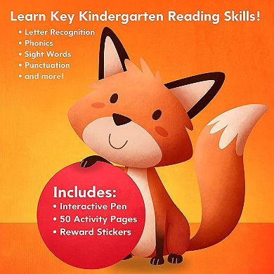 Educational Insights Hot Dots Let's Learn Kindergarten Reading Interactive Book