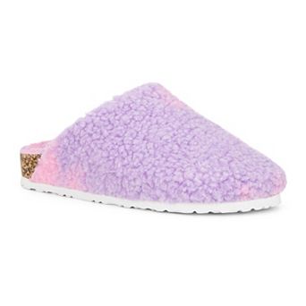 Olivia Miller Camila Girls' Sherpa Scuff Slippers