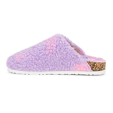 Olivia Miller Camila Girls' Sherpa Scuff Slippers