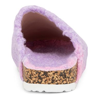 Olivia Miller Camila Girls' Sherpa Scuff Slippers