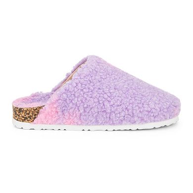 Olivia Miller Camila Girls' Sherpa Scuff Slippers