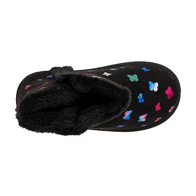 Olivia Miller Samantha Girls' Butterfly Slipper Boots