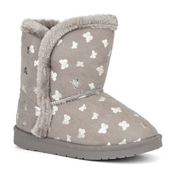 Olivia Miller Samantha Girls' Butterfly Slipper Boots