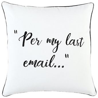 Rizzy Home Summer Throw Pillow