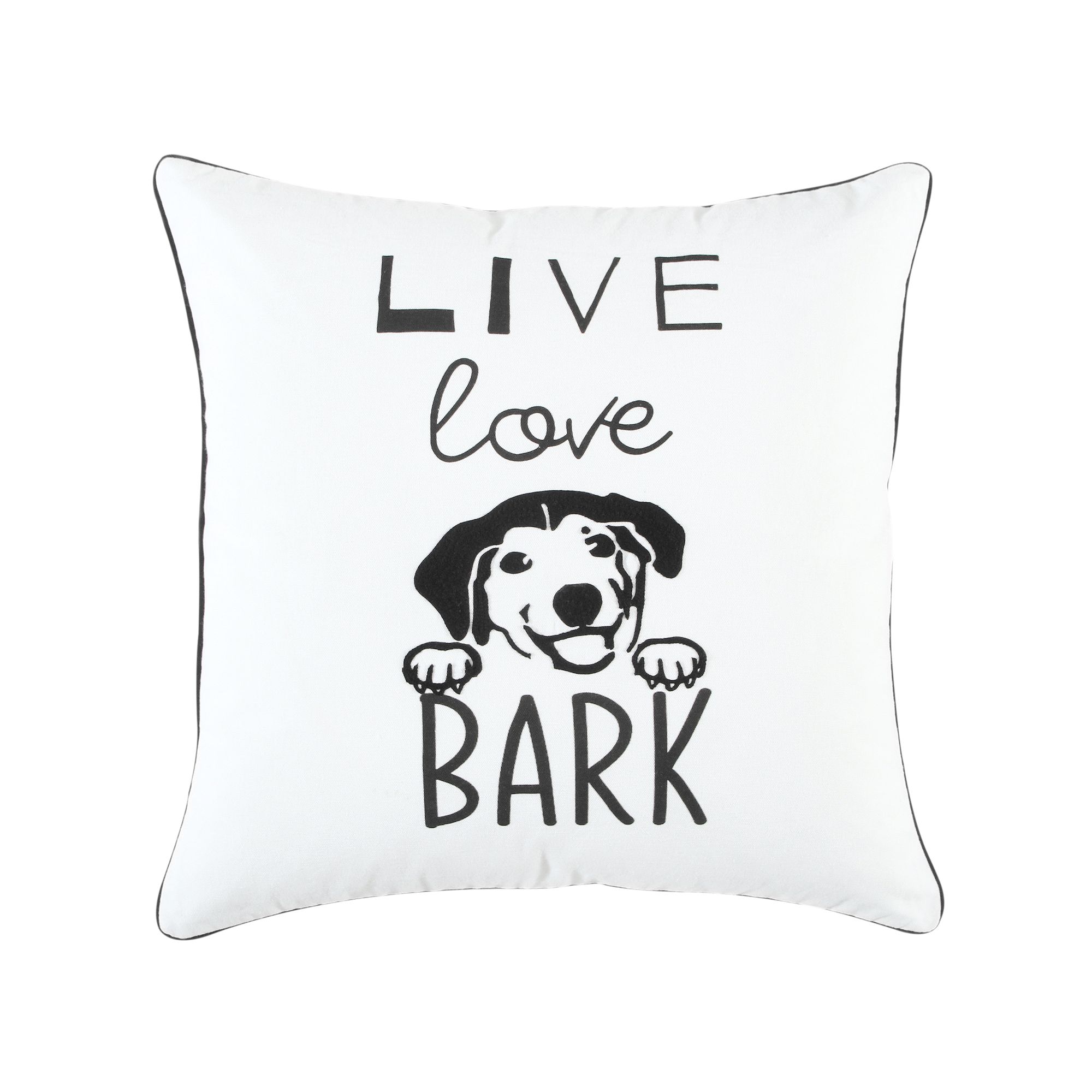 Rizzy Home Brooklyn Throw Pillow, White