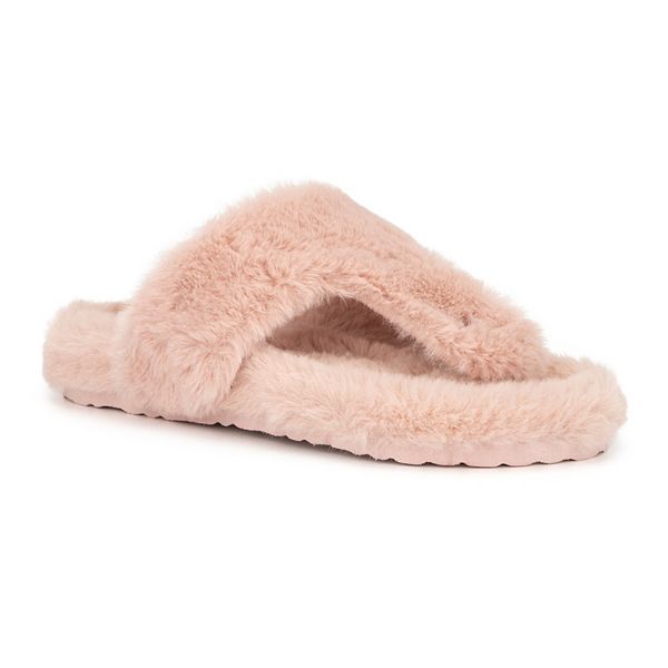 Olivia Miller Gianna Girls' Faux-Fur Slippers