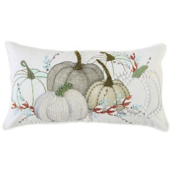 Rizzy Home Jasper Autumn Gourd Throw Pillow