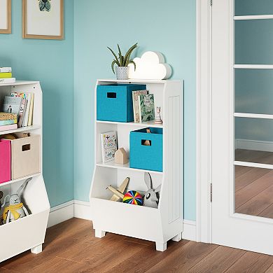 RiverRidge Home Kids Medium Bookcase Toy Organizer Floor Decor