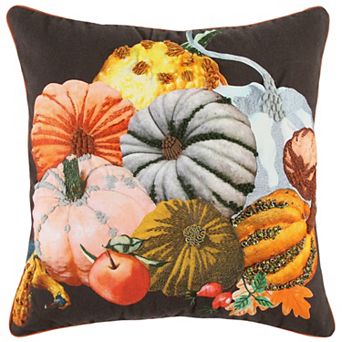 Rizzy Home Aurora Pumpkin Throw Pillow