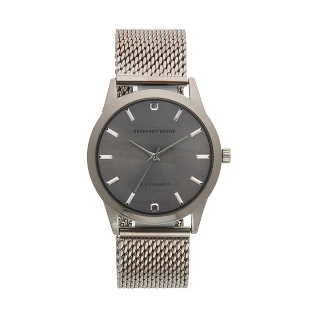 Geoffrey beene black 2024 diamond watch price