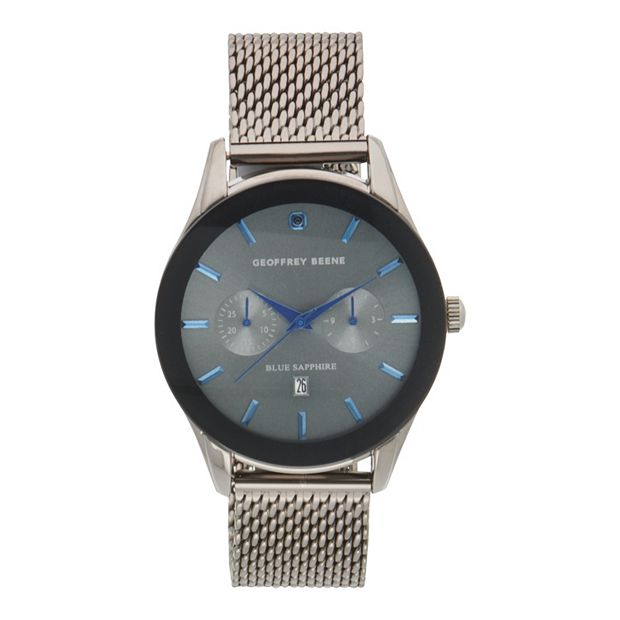 Geoffrey beene blue sapphire watch hot sale