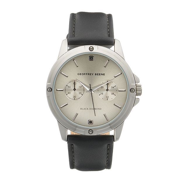 Geoffrey beene black diamond sale collection watch