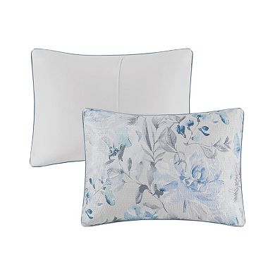 Madison Park Zayden Printed Seersucker Comforter and Coverlet Set