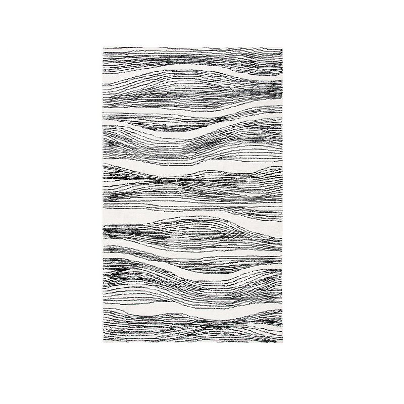 Safavieh Metro Baek Area Rug, Black, 6Ft Rnd