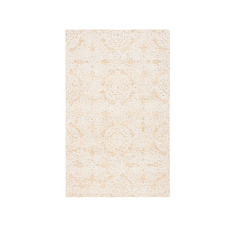 Safavieh Metro Nicole Area Rug, Yellow, 6Ft Rnd