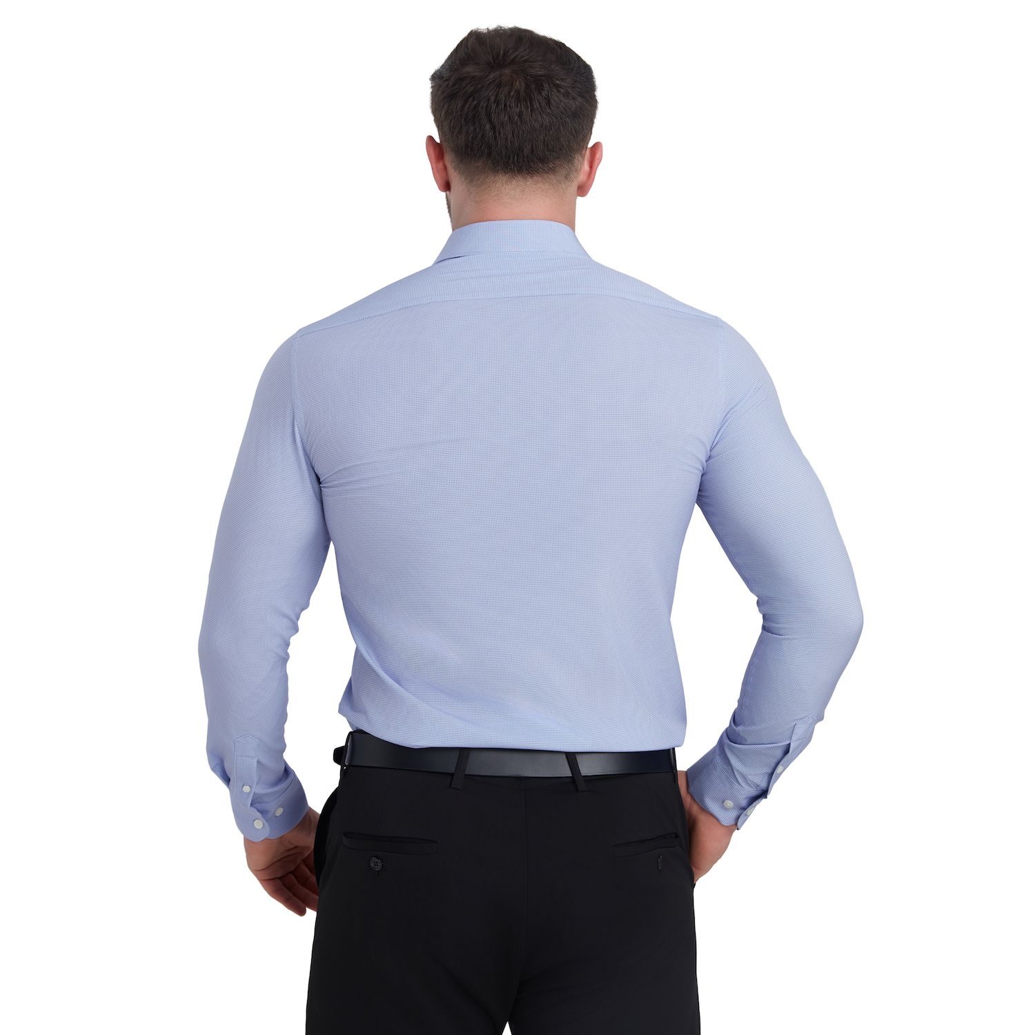 kohls slim fit dress shirts Mens Blue Dress Shirts Slim Tops, Clothing