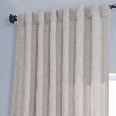 EFF Heavy Faux Linen Window Curtain