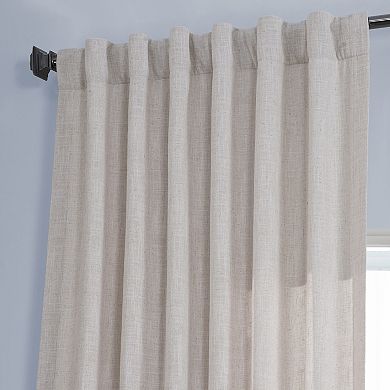 EFF Heavy Faux Linen Window Curtain