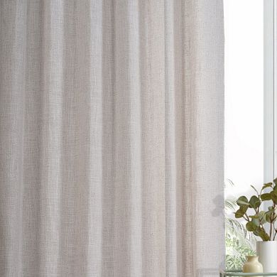 EFF Heavy Faux Linen Window Curtain