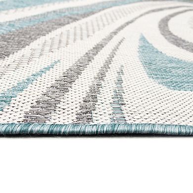 Liora Manne Malibu Waves Indoor Outdoor Rug