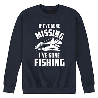 Men's Gone Missing Gone Fishing Sweatshirt