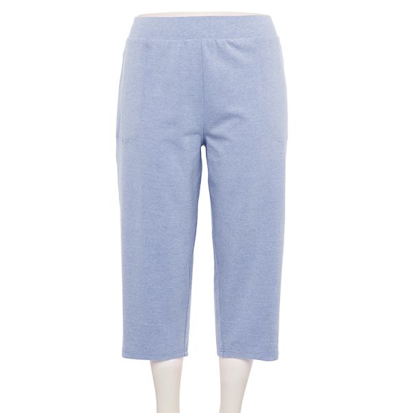 Plus Size Croft & Barrow® Easy Pull-On Knit Capri Pants