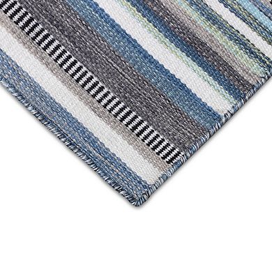 Liora Manne Sonoma Malibu Stripe Indoor Outdoor Rug