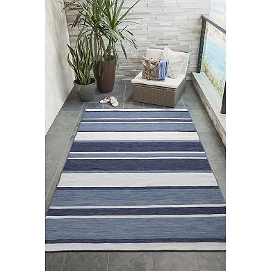 Liora Manne Sorrento Boat Stripe Indoor Outdoor Rug