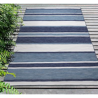 Liora Manne Sorrento Boat Stripe Indoor Outdoor Rug