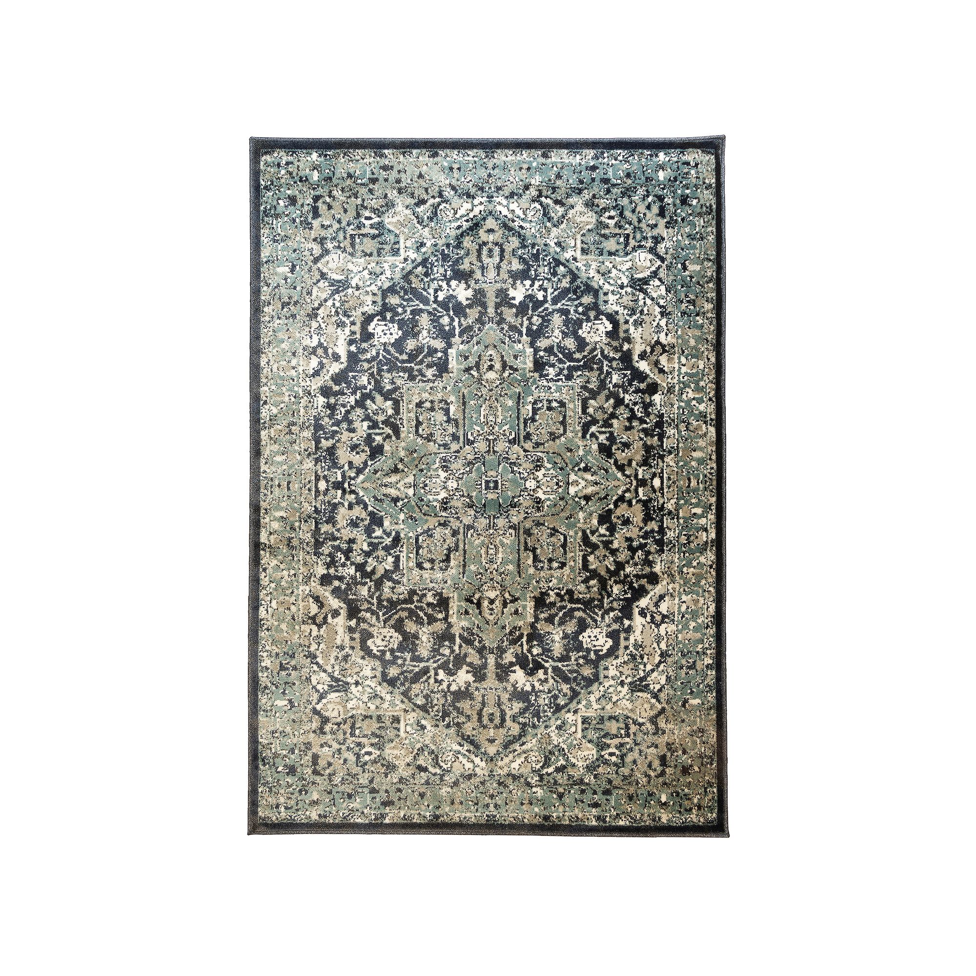 Liora Manne Aurora Medallion Indoor Rug, Blue