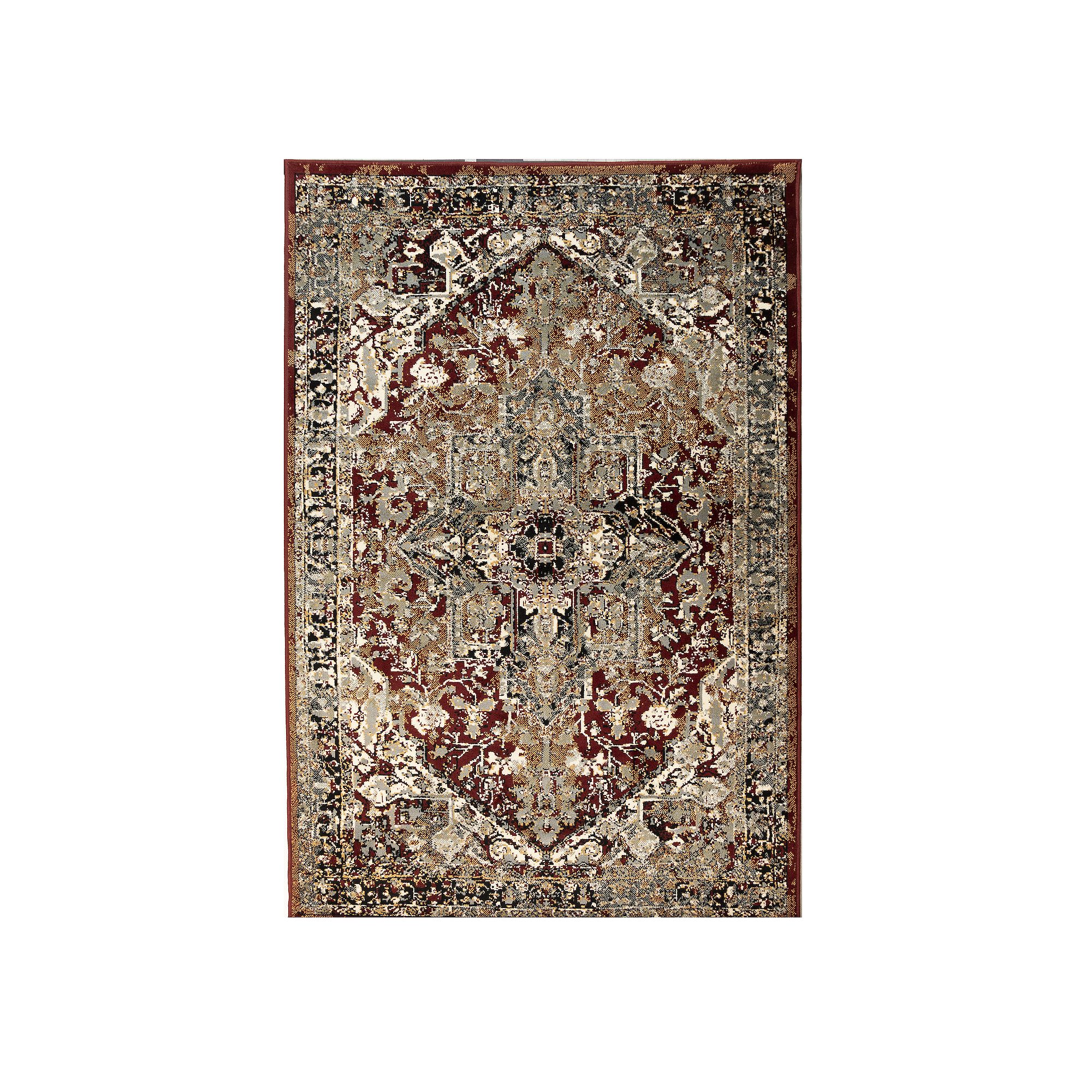 Liora Manne Aurora Medallion Indoor Rug, Red